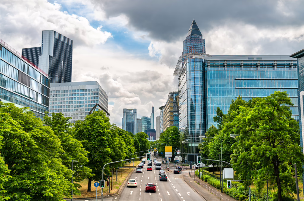 Frankfurt am Main Skyline in Germany