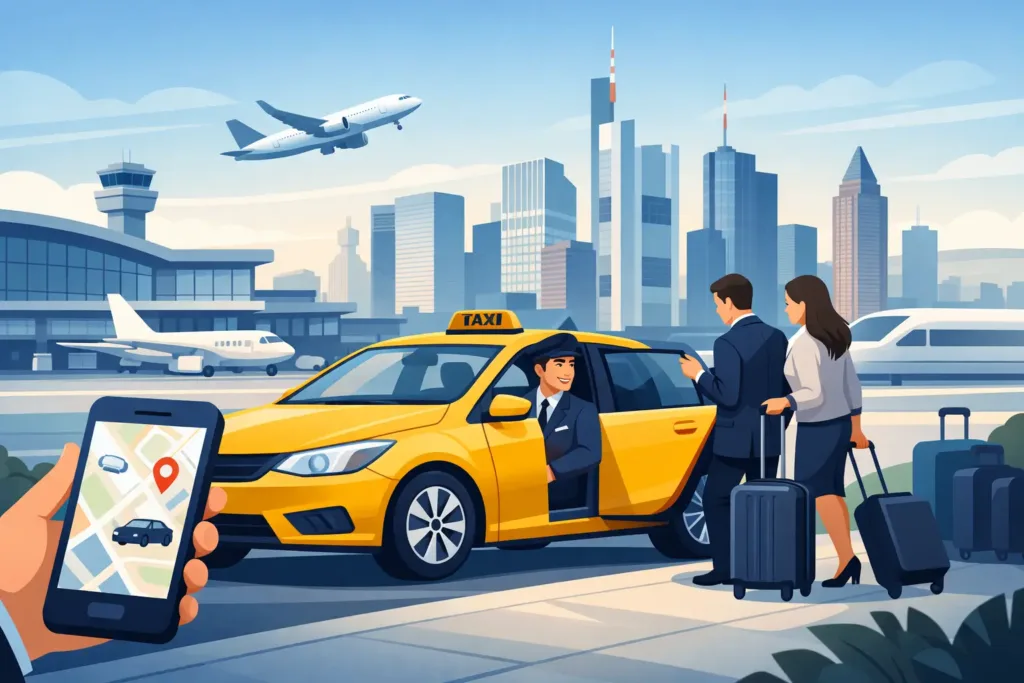 Review: Online-Taxibuchung Frankfurt im Check